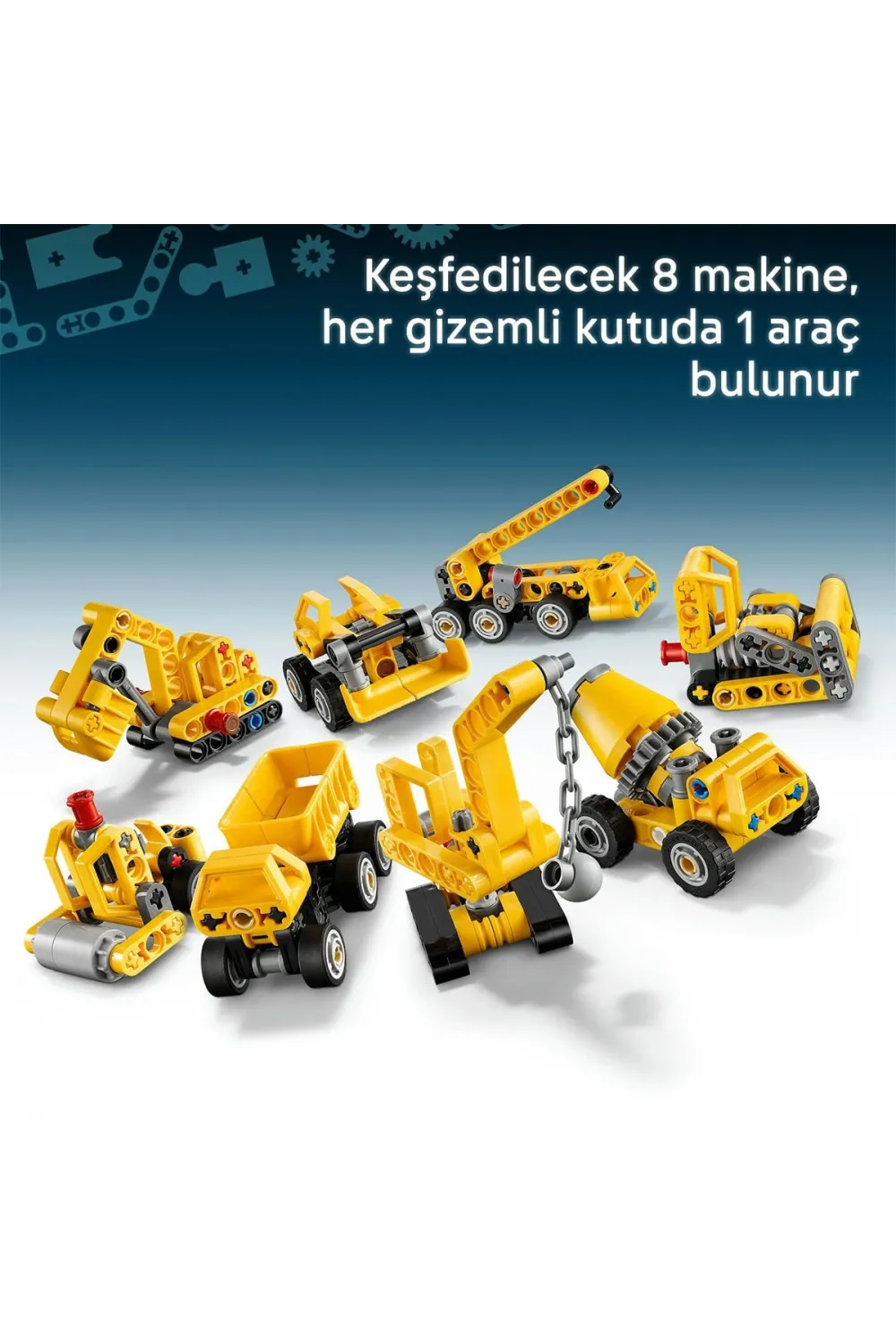 42233 Lego Technic Technic Güçlü Makineler 44 parça +7 yaş