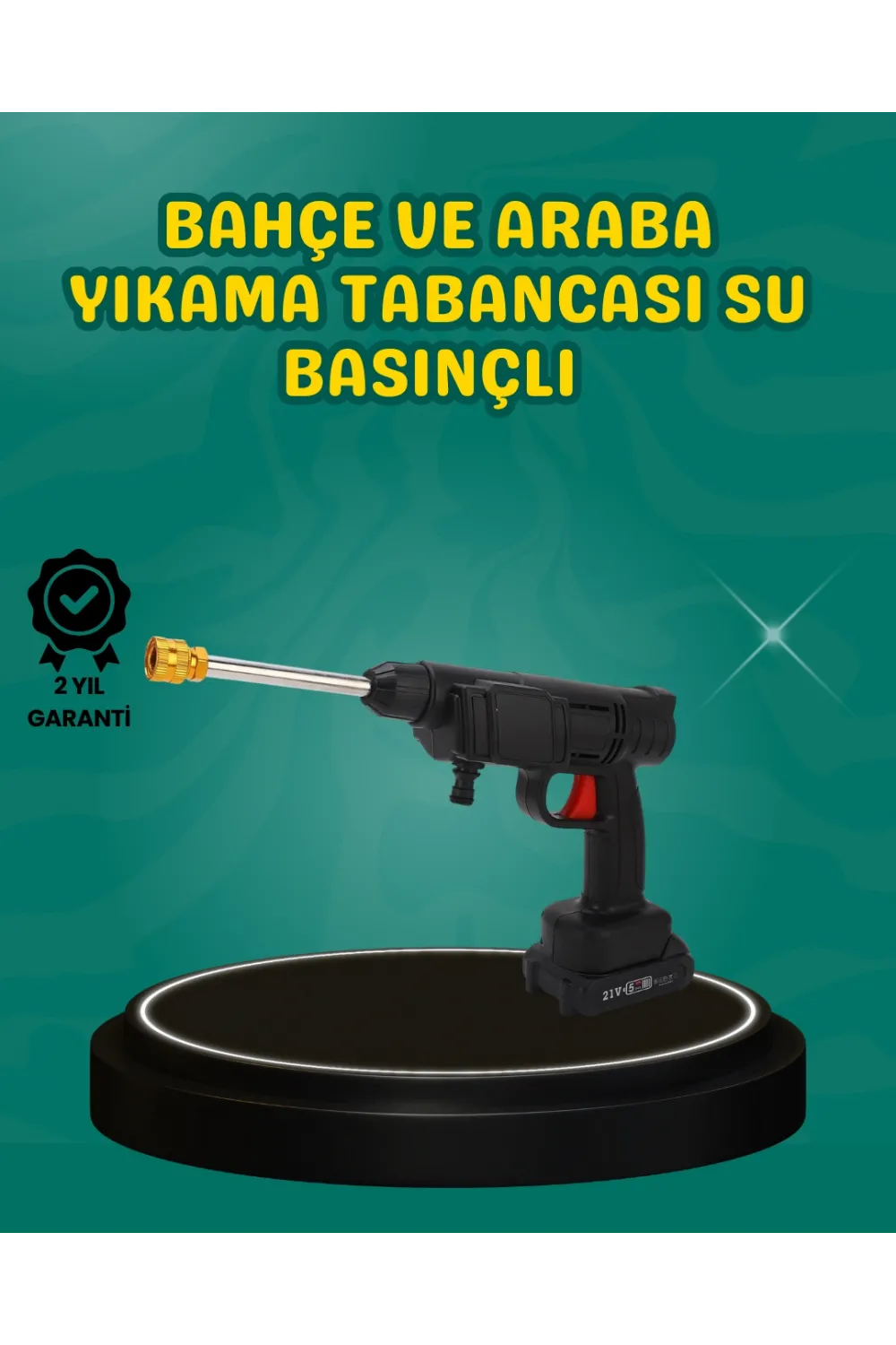 48v Şarjlı Basınçlı Yıkama Cihazı Köpük Hazneli 2025 Orijinal Model