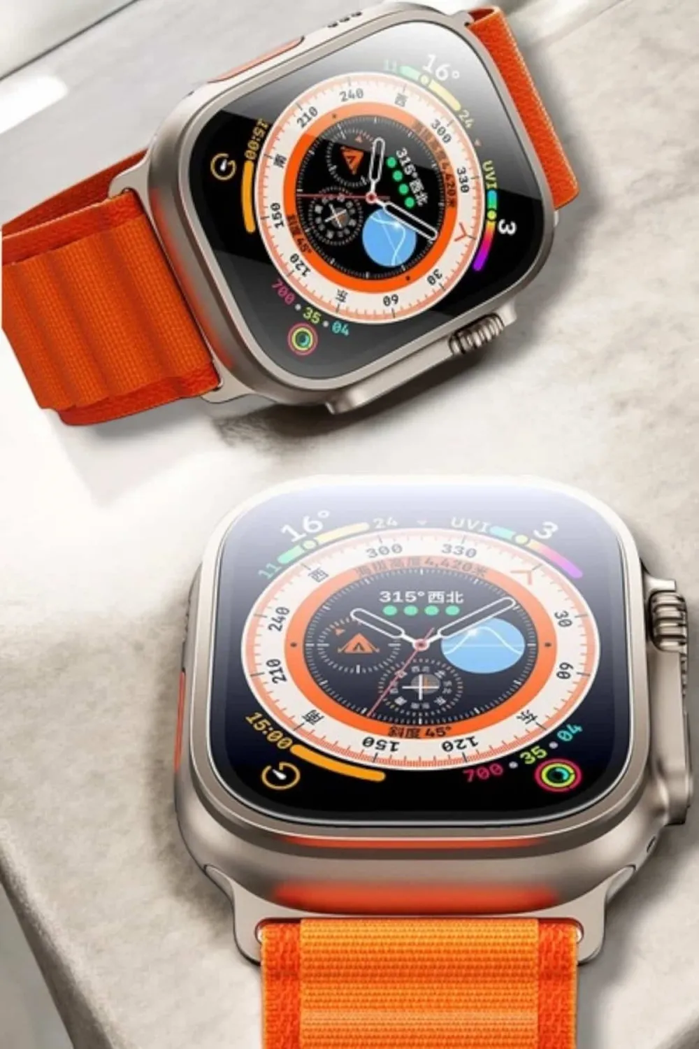 49mm Ekranlı, Kan Basıncı Ve Adımsayar Özellikli Bluetooth Akıllı Saat