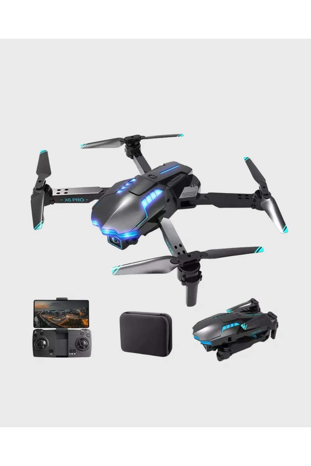 4k Katlanabilir Drone Uzaktan Kontrollü Wi-fi Görüntü Aktarımlı