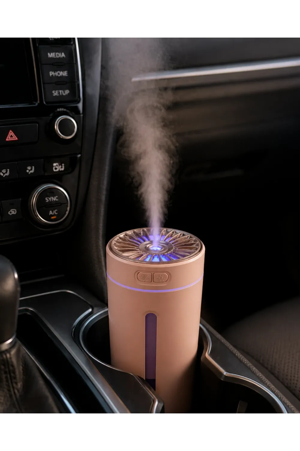 5 Esans Hediyeli Rgb Işıklı Şarjlı Hava Nemlendirici Aroma Difüzörü