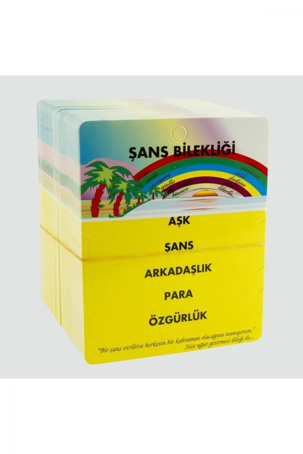 5li Şans Bileklik Kartı 200 Adet