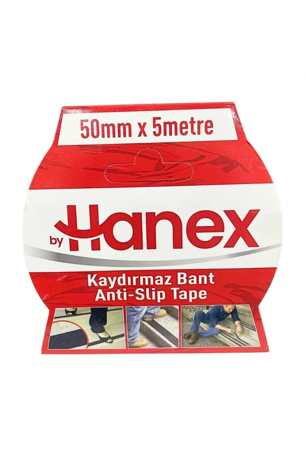 50 mm x 5 m Siyah Kaydırmaz Bant