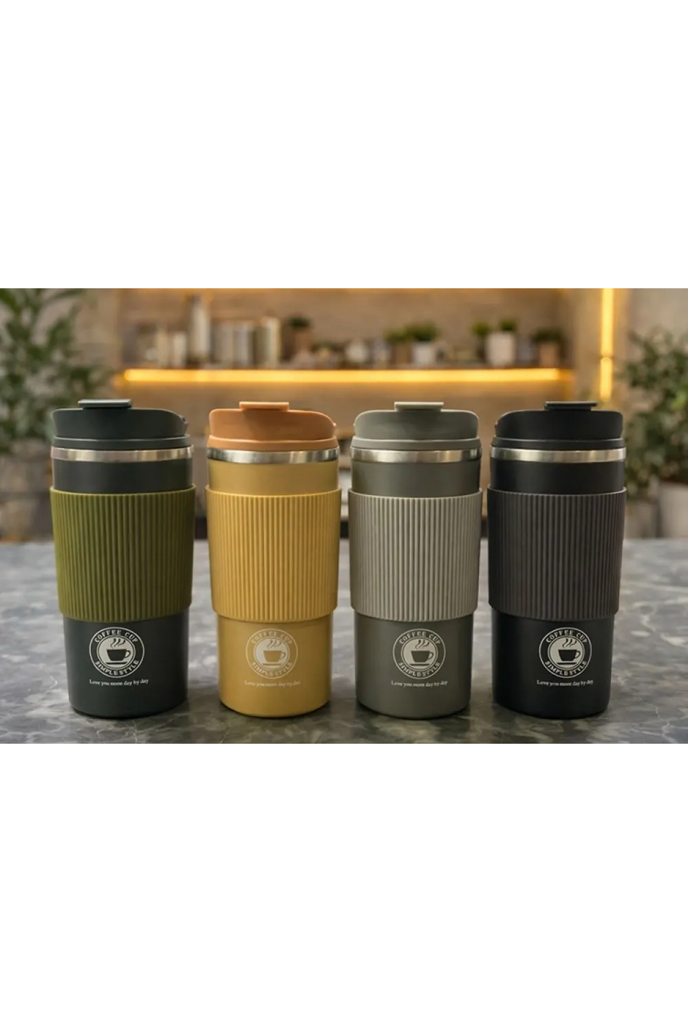 500 ml Paslanmaz Çelik Termos Mug Bardak