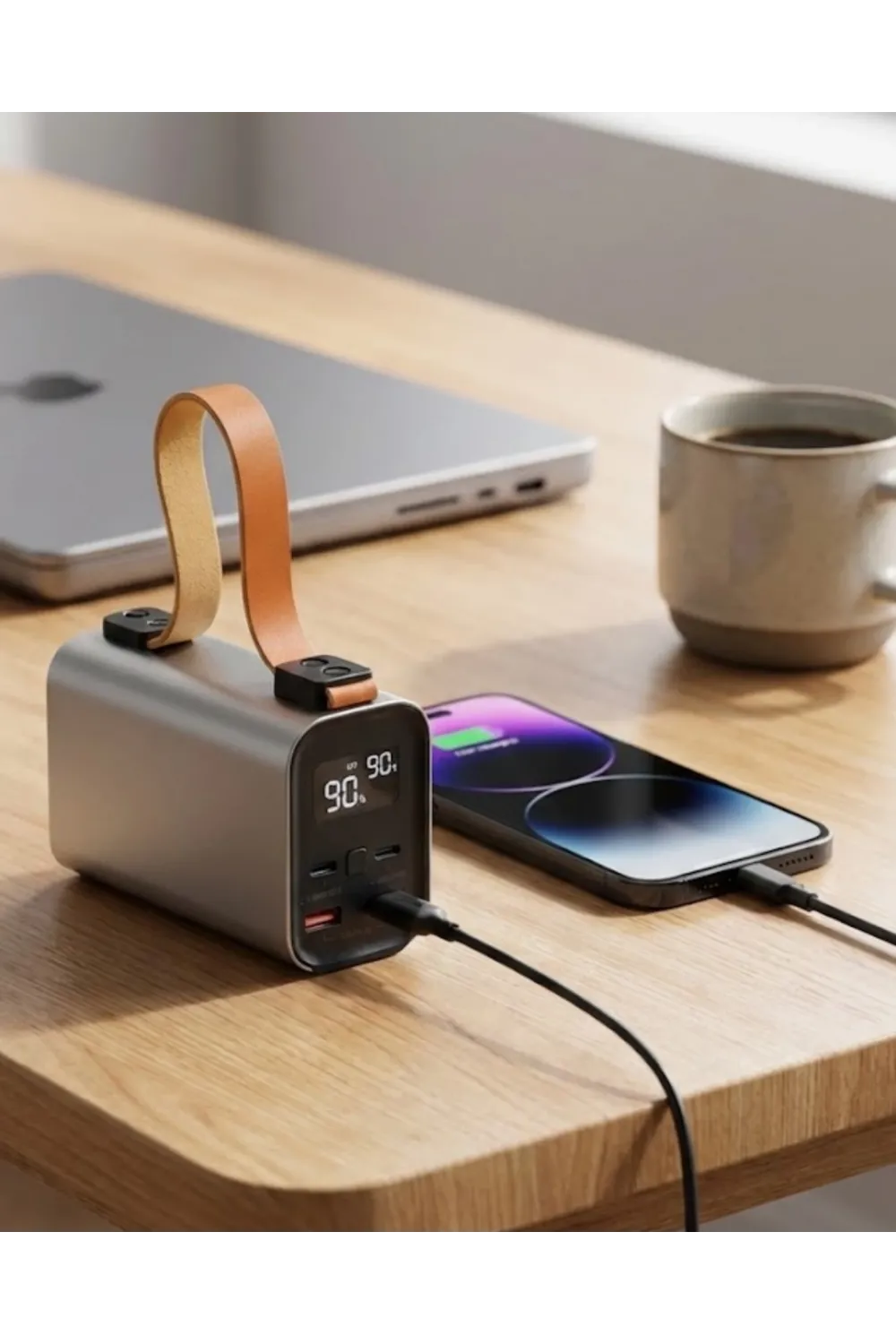 50000mah Yüksek Kapasiteli Power Bank Çoklu Çıkışlı Fast Charge