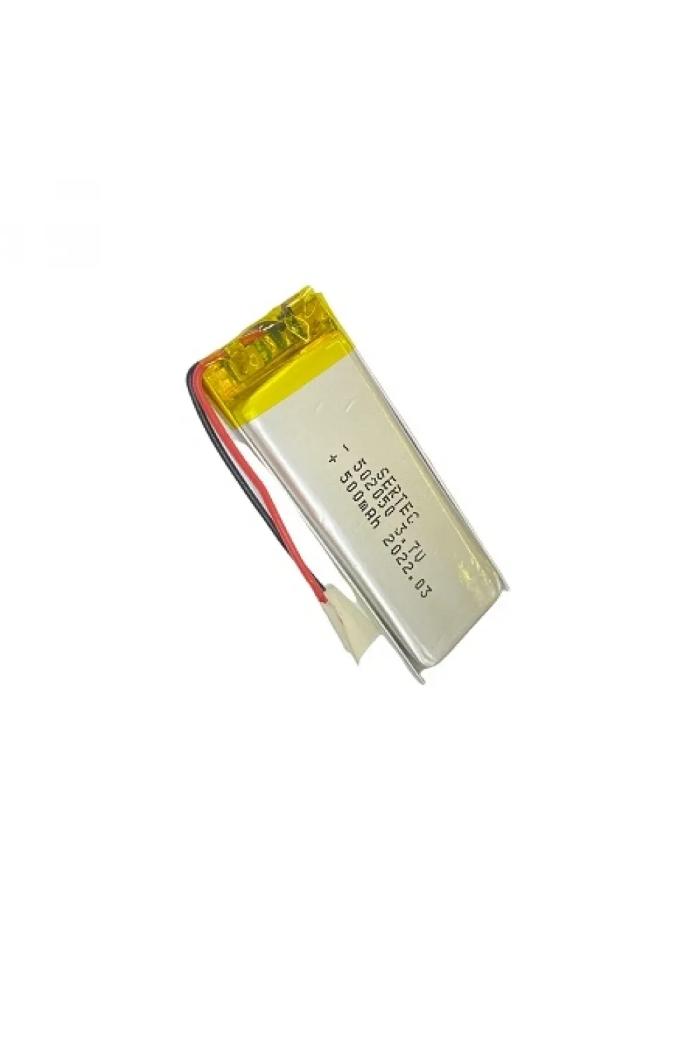 502050 3.7V 500 MAh Li-Polymer Pil (Devreli/1.5A)