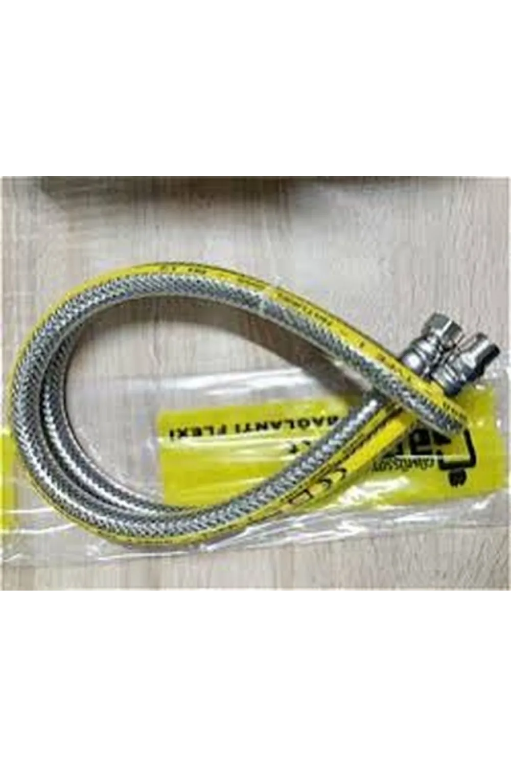 50cm Flex Doğalgaz Hortumu Çelik Örgülü