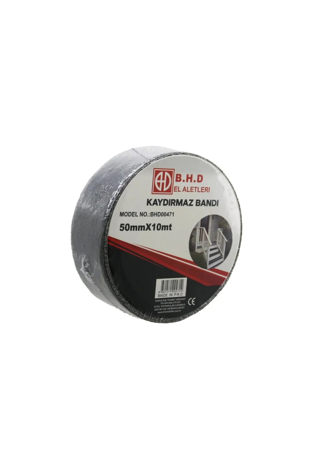 50mm X 10mt Kaydırmaz Siyah Bant