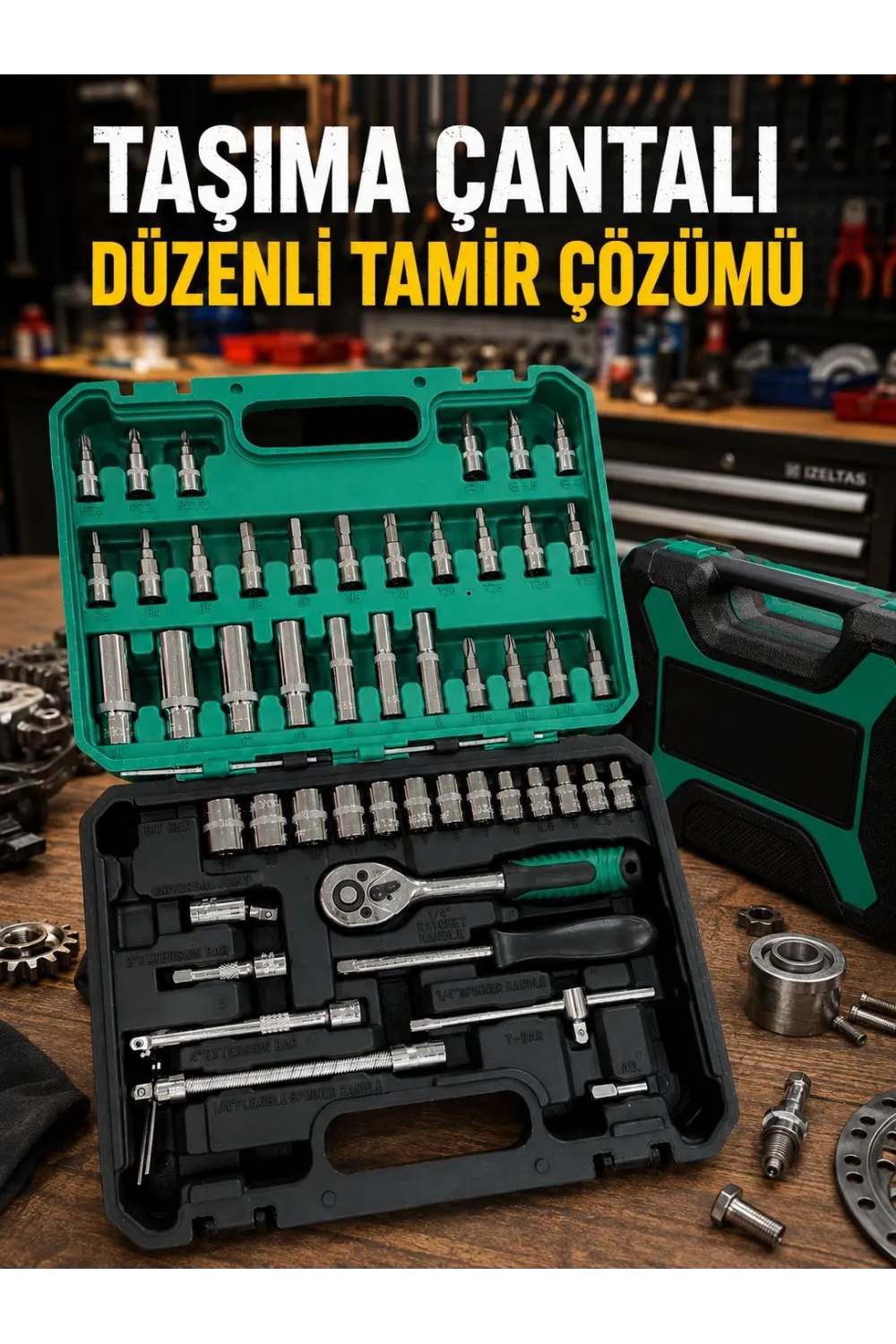 53 Parça Çok Amaçlı Lokma Anahtar Seti
