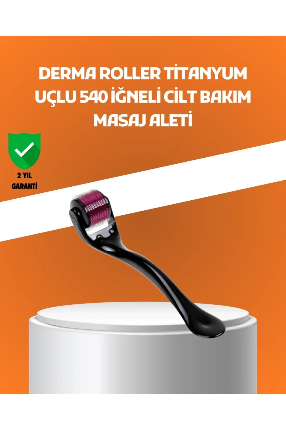 540 İğneli Titanyum Dermaroller Profesyonel Ev Tipi Cilt Yenileme Aparatı