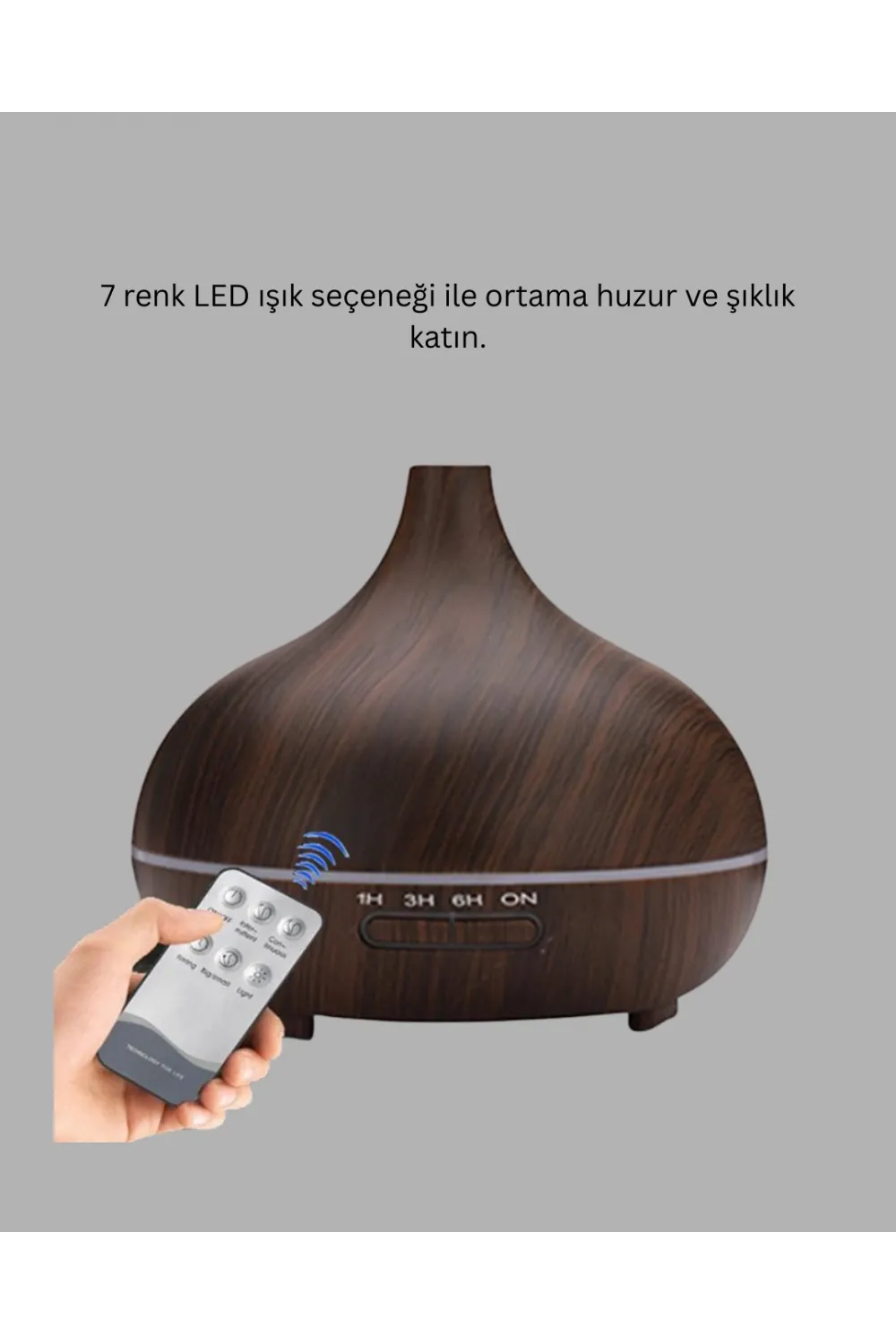 550ml Ultrasonik Hava Nemlendirici Ve Aromaterapi Difüzörü