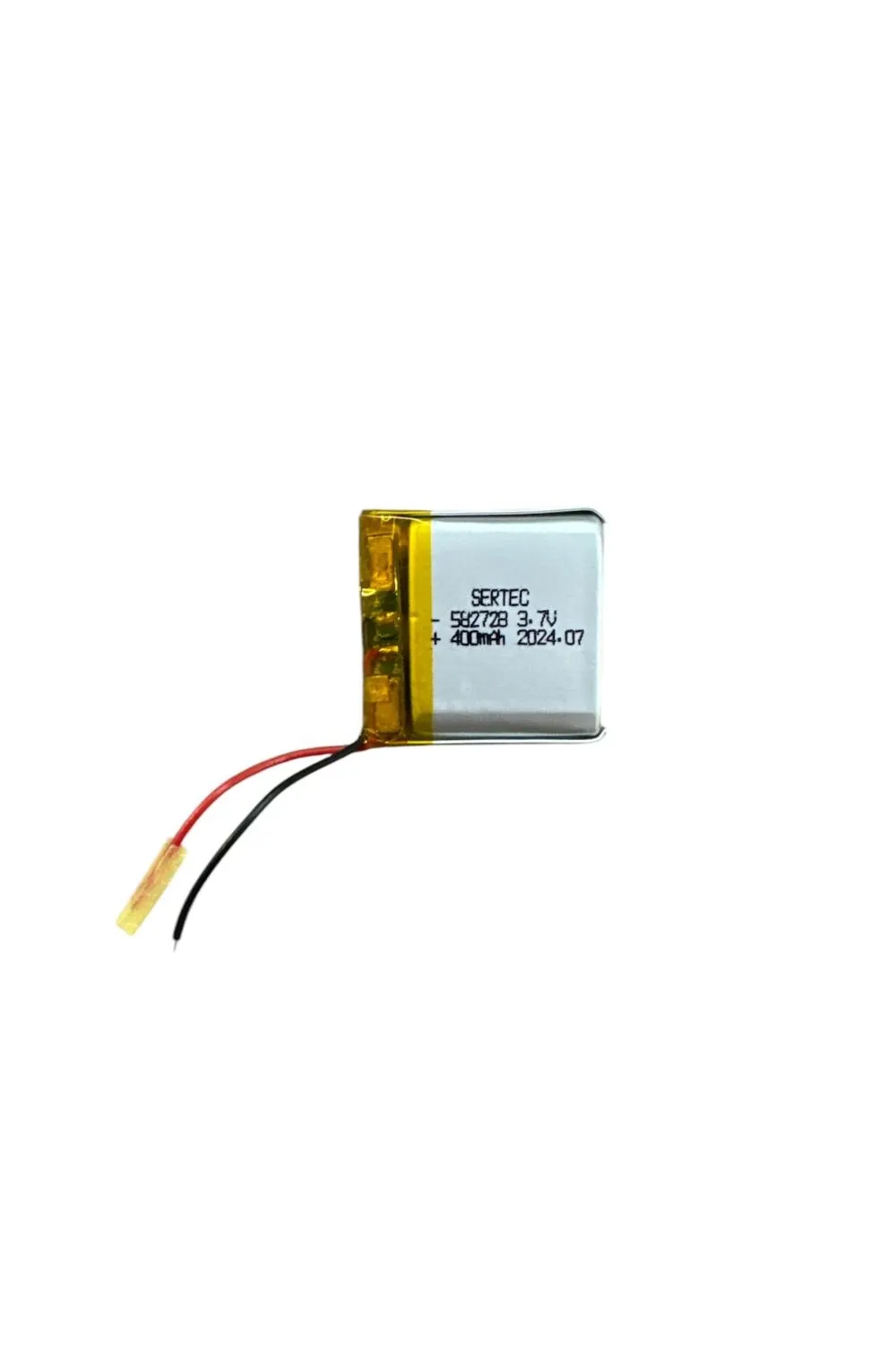 582728 3.7V 400 MAh Li-Polymer Pil (Devreli/1.5A)