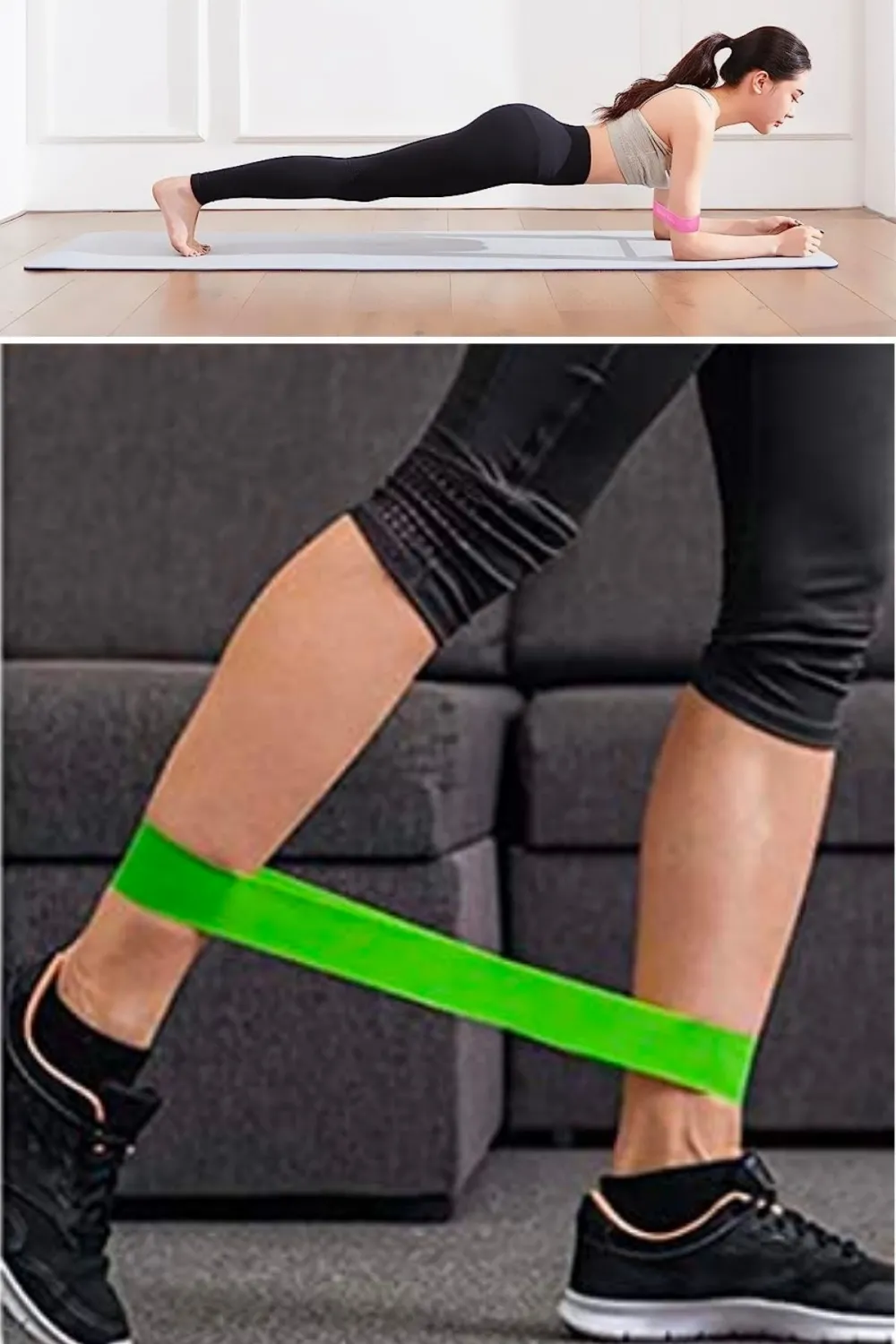 5li Egzersiz Direnç Bant Seti Pilates Crossfit Ekipmanları