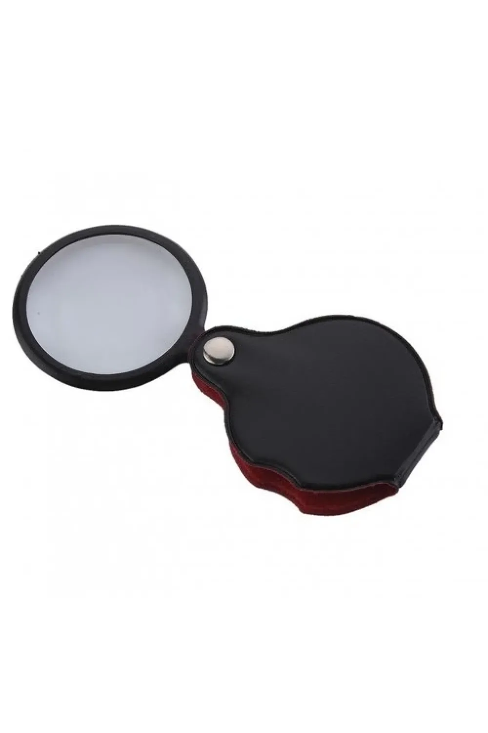 Nikula5x50mmmini Büyüteç,cepte Taşınan,optik Lens Katlanabilir Deri Kaplamaxx1051
