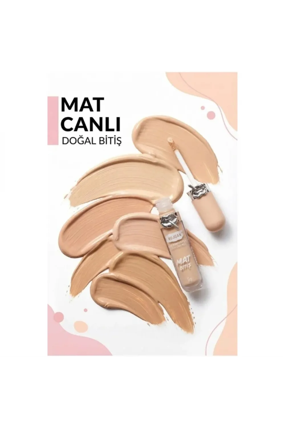 6lı Mat Bitişli Fondöten Seti