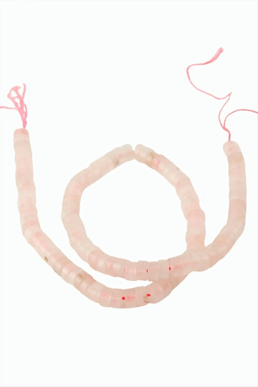 6 mm Disk Pembe Kuvars Taşı