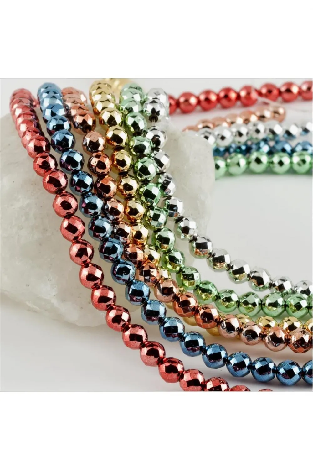 6 mm Fasetli Hematit Taşı