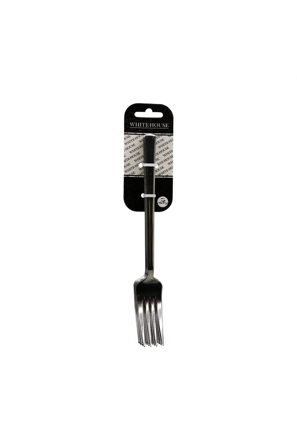 6 Parça Eko Çubuk Sade Metal Yemek Çatal 2mm