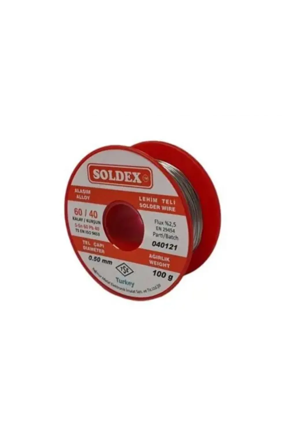 60/40 Lehim Teli 100 Gr 0,50 Mm (sn:60 / Pb:40)