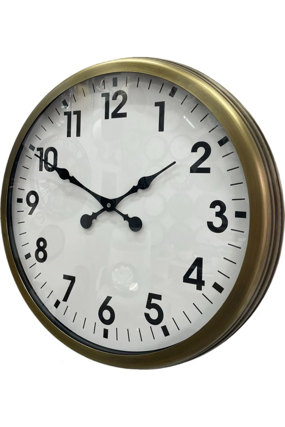 60 cm Eskitme Metal Standart Duvar Saati