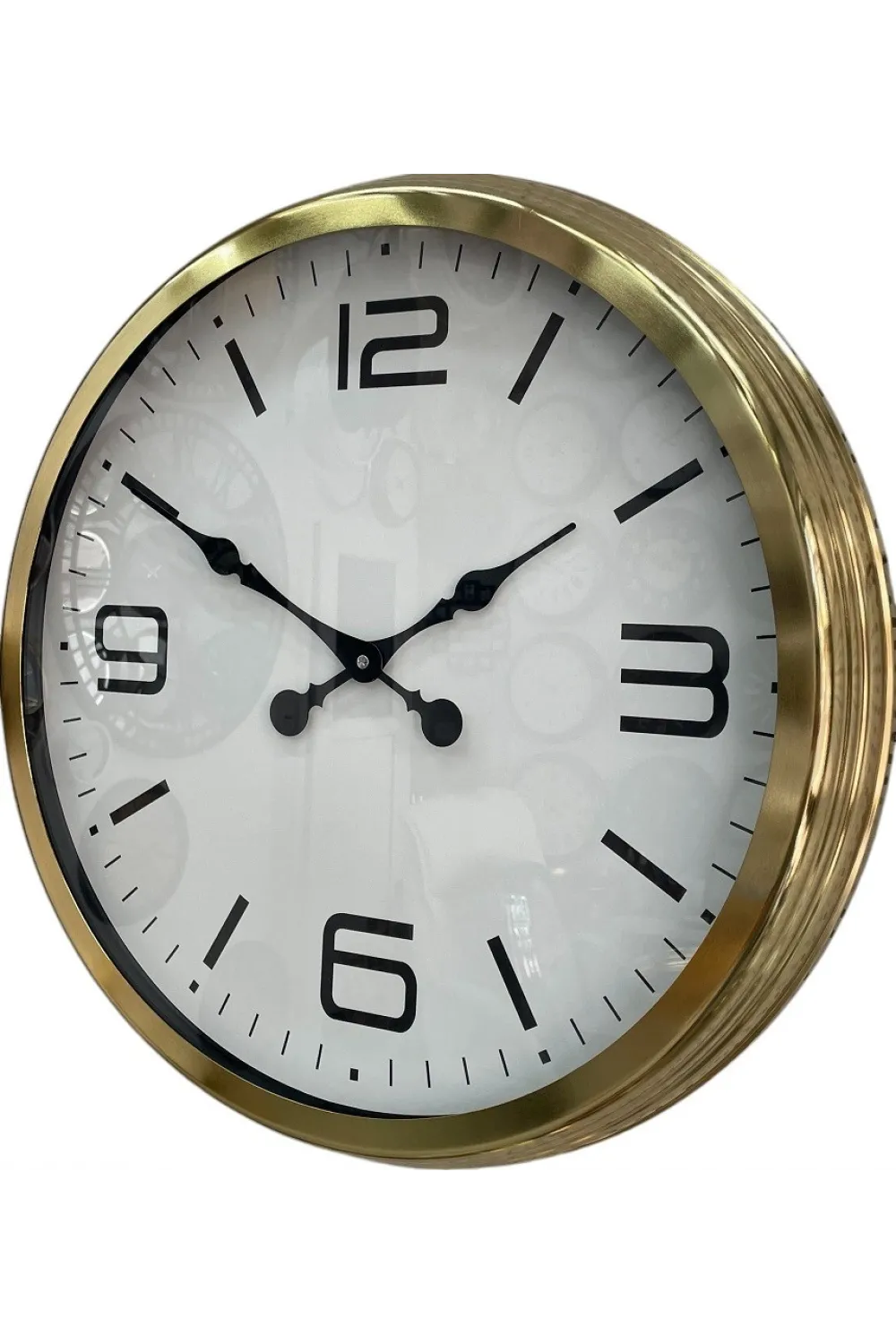 60 cm Gold Metal Dekoratif Duvar Saati