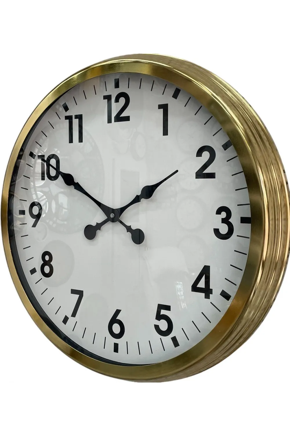 60 Cm Gold Metal Dekoratif Duvar Saati