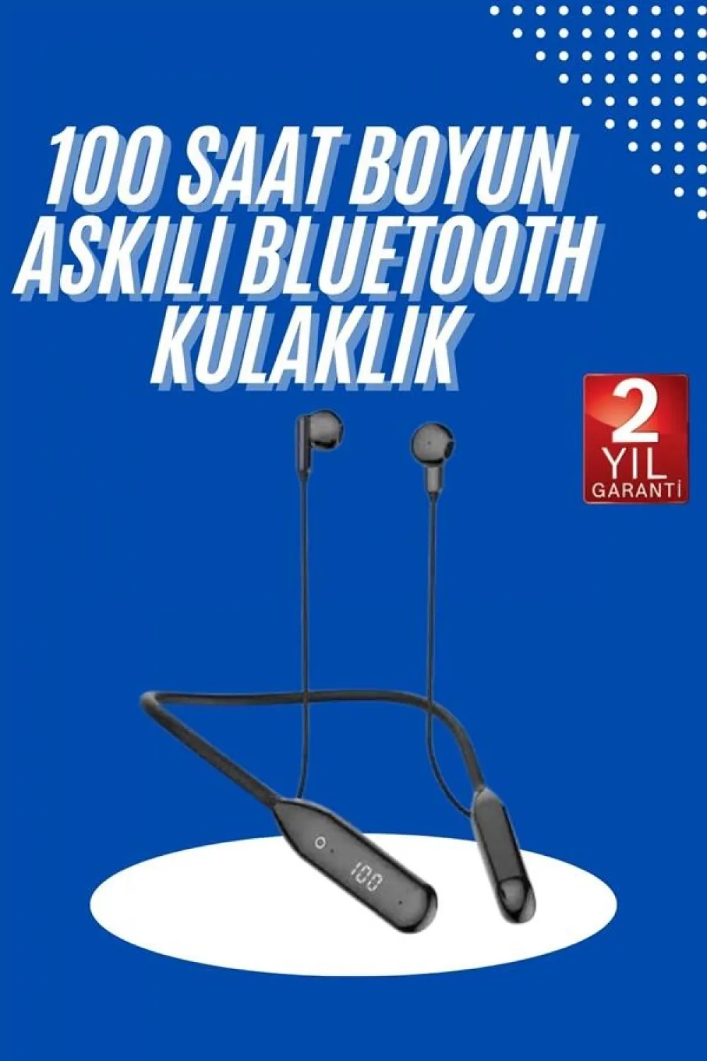 60 Saat Uyumlu Bluetooth Kulaklık Kablolu Anc Özellikli Kulaklık