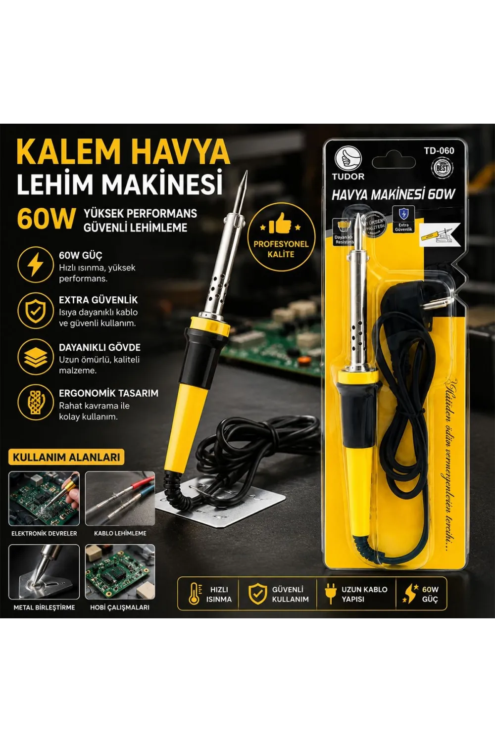 60W Kalem Havya 220V - Lehimleme Aleti