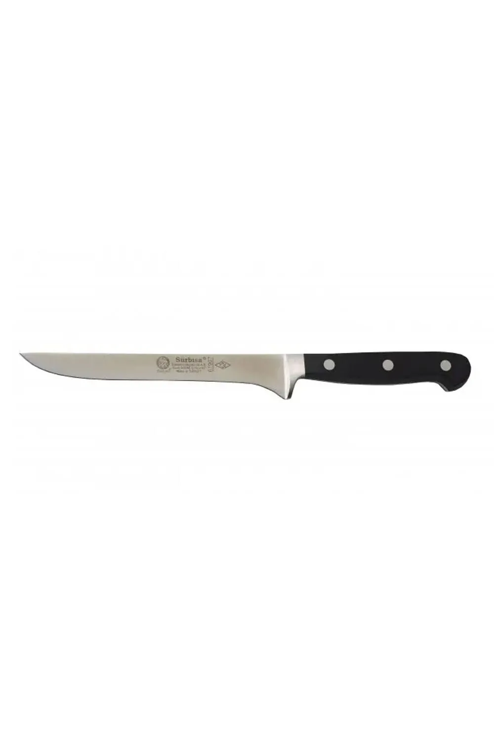 61907 - Sürmene Sıcak Dövme Kasap Kemik Sıyırma Bıçağı  17 cm