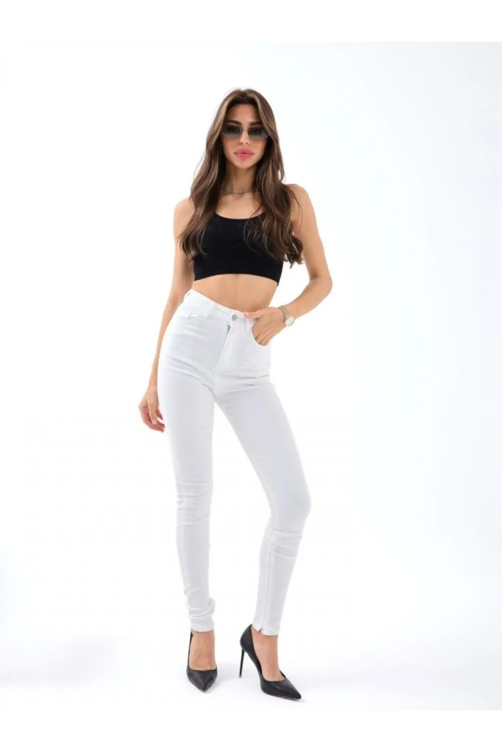 6489 PANTOLON-BEYAZ