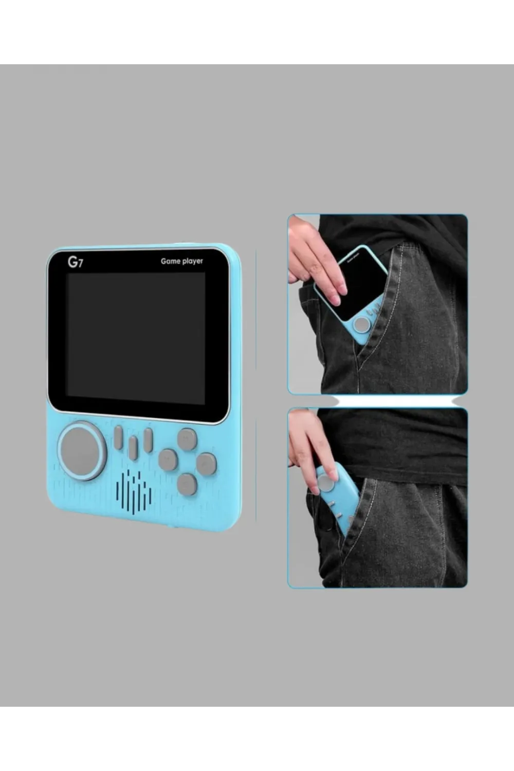 666 Oyunlu Retro Mini Oyun Konsolu – 3.5 Lcd Ekran Ve Çift Kişilik Oyun