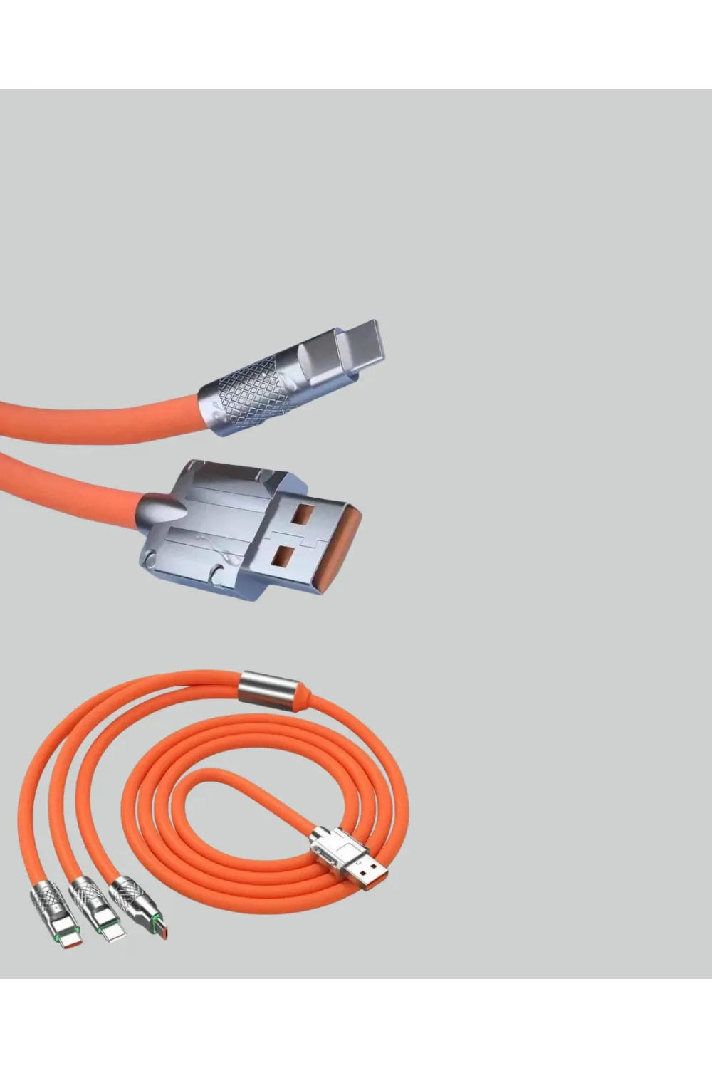 Çoklu Cihaz Dostu 120 w Hızlı Şarj Kablosu – Tek Kablo İle Her Cihaz Elinizin Altında