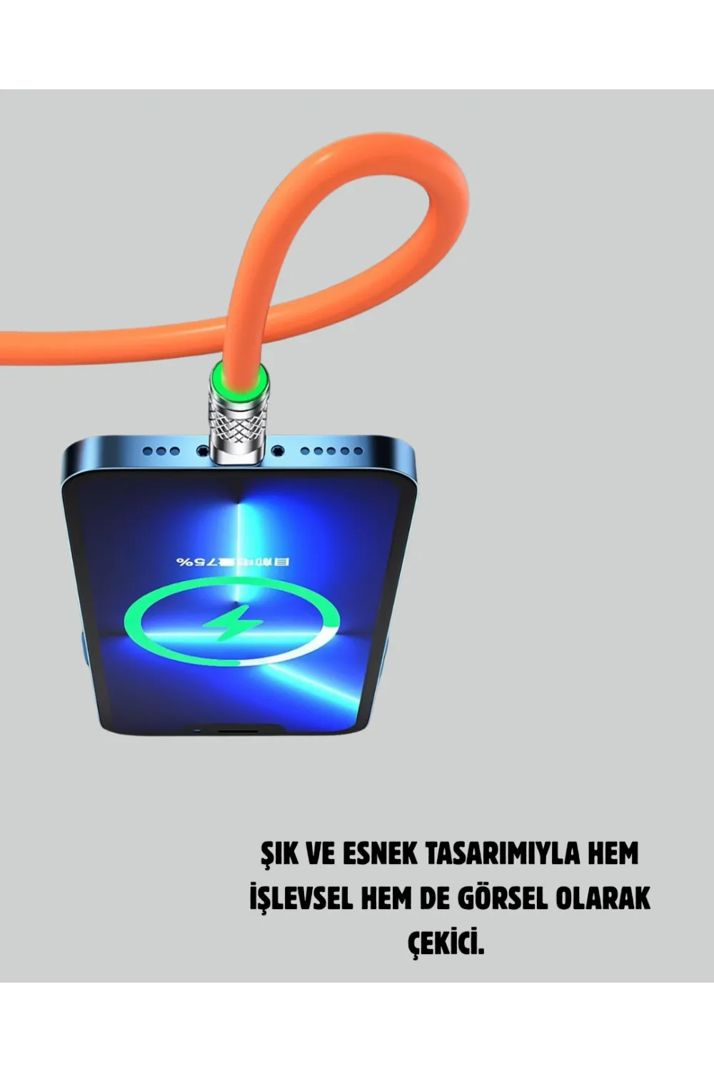 Çoklu Cihaz Dostu 120 w Hızlı Şarj Kablosu – Tek Kablo İle Her Cihaz Elinizin Altında