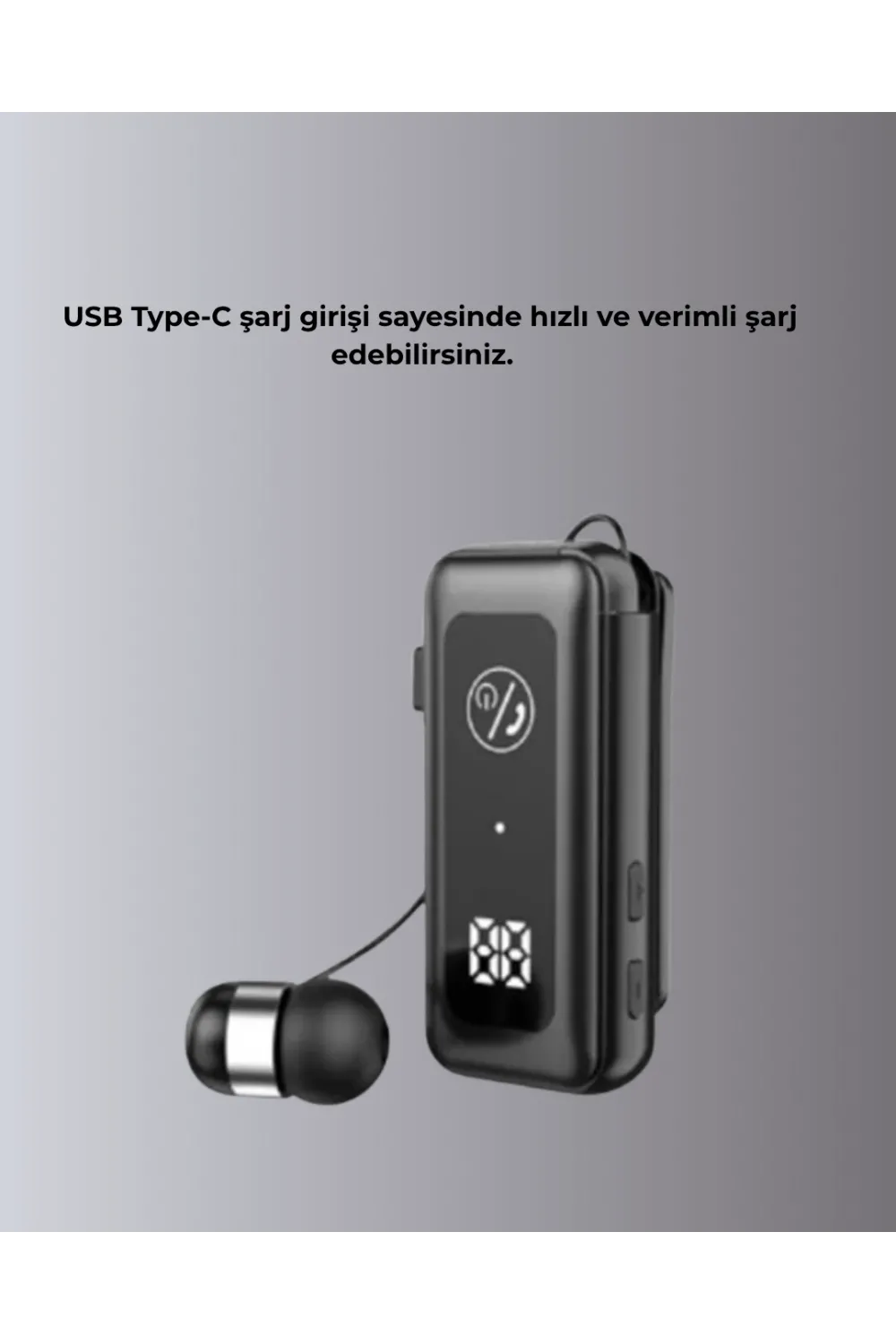 Mikrosd Kartlı, Titreşimli Uyarılı Bluetooth 5.2 Kulaklık