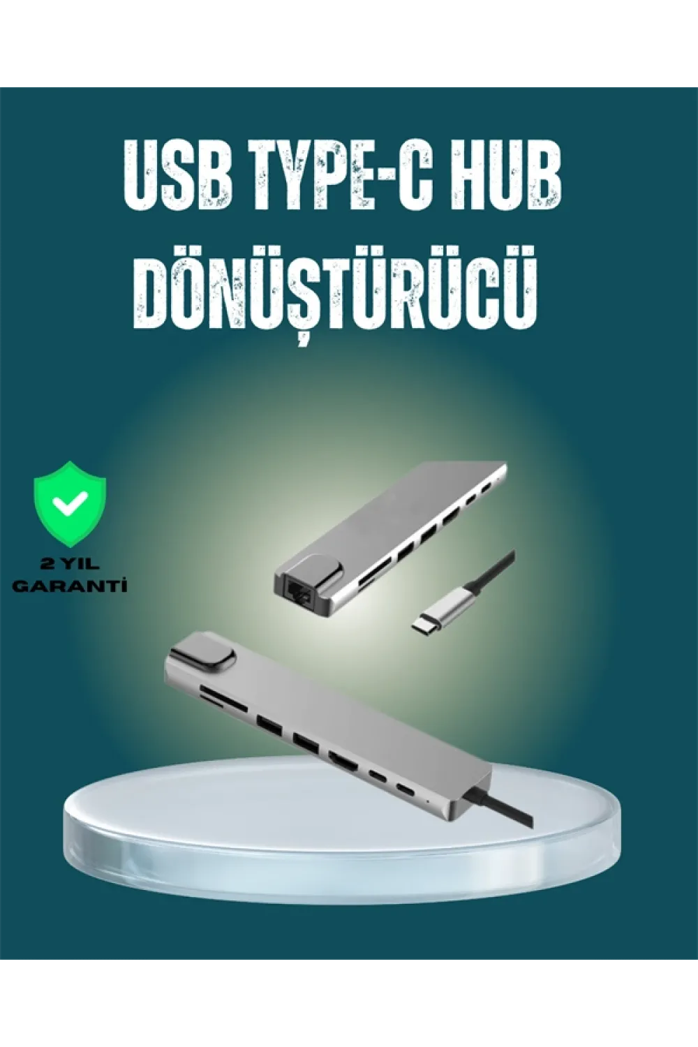 Usb‑c Çoklu Bağlantı Merkezi – 5 Gbps, 100‑240 v, Sağlam Eloksal Tasarım