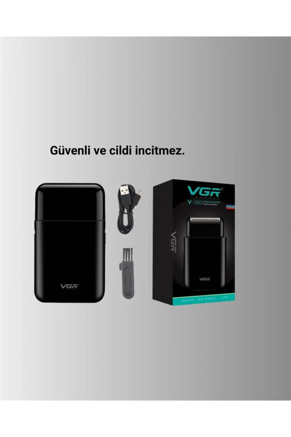 Usb Şarjlı Traş Makinesi – Piston + Ağ Başlık, 600 mah Batarya