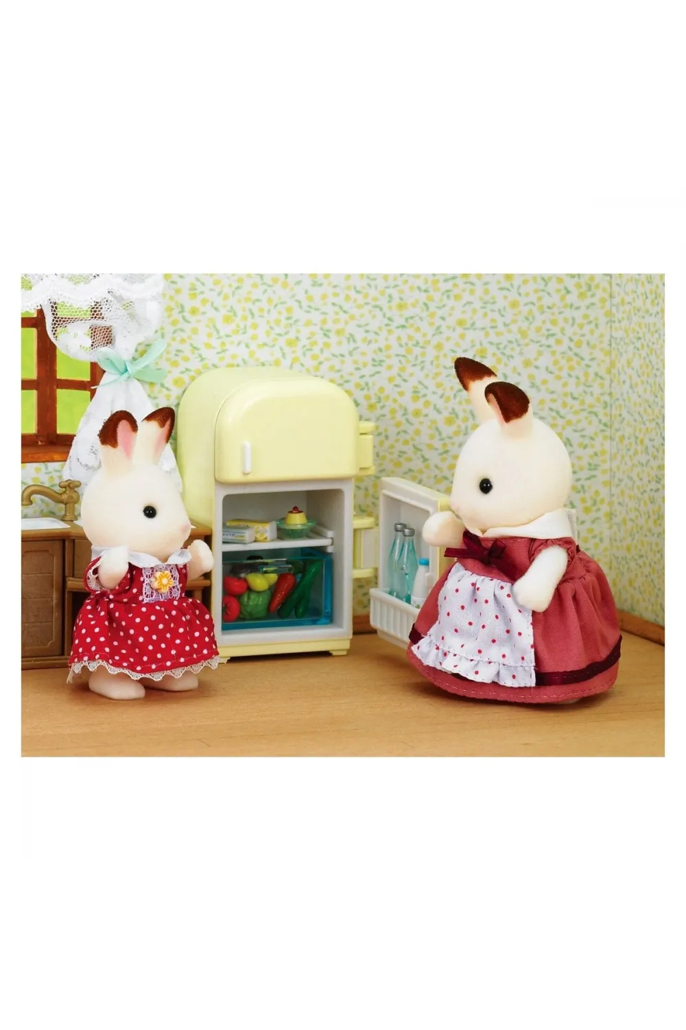 5014 Sylvanian Families Çikolata Kulaklı Anne Buzdolabı Seti +3 yaş