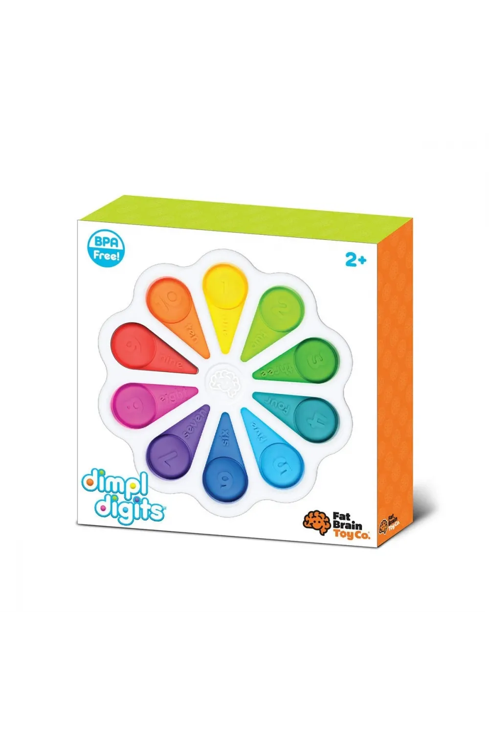 TFB275 Fat Brain Toys, Dimpl Rakamlı Duyu Düğmeleri