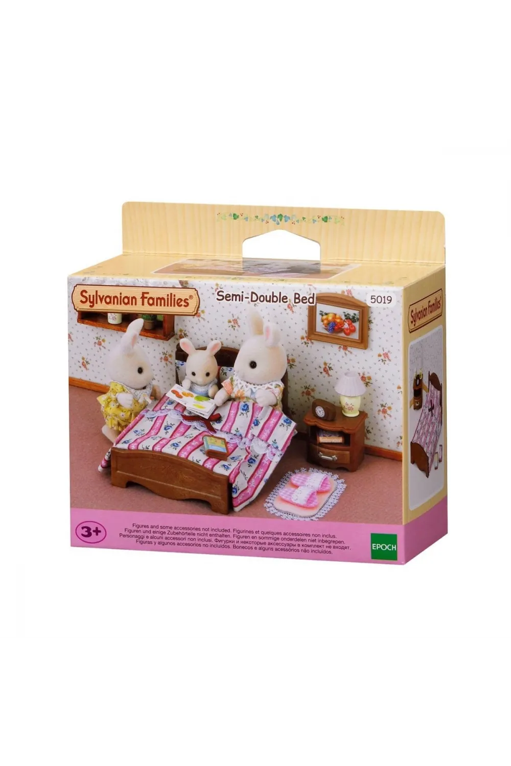 5019 Sylvanian Families İki Kişilik Yatak Seti figürler ayrı satılır +3 yaş
