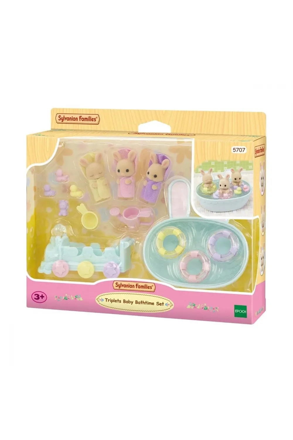 5707 Sylvanian Families Üçüzler Banyo Seti +4 yaş