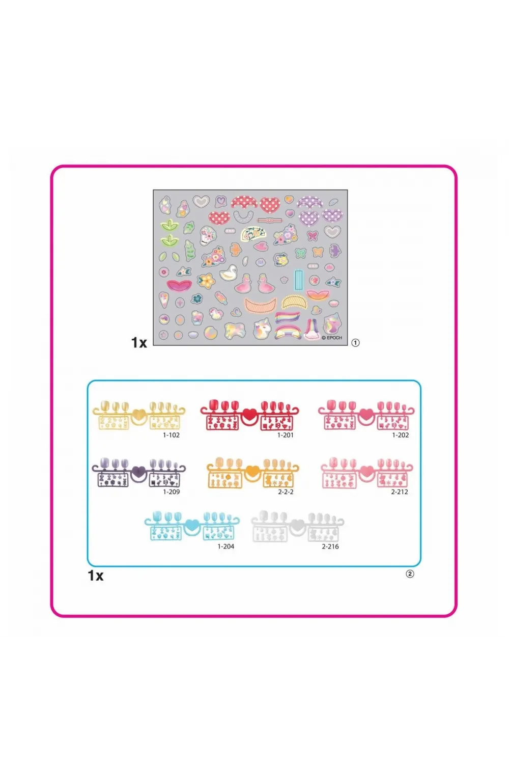 35059 AquaBeads Kalpler ve Kurdeleler - Yedek Tırnak Paketi +4 yaş