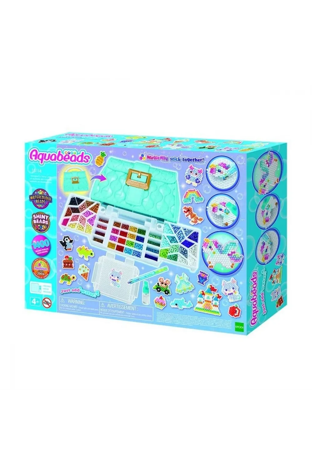 35114 AquaBeads Tasarımcı Çantası 1400 parça +4 yaş