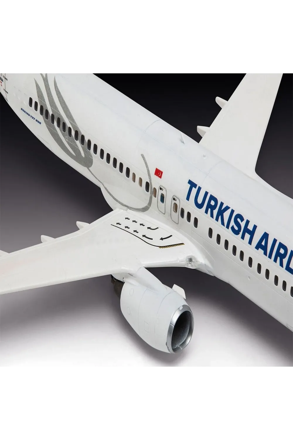 63772 Revell - Turkish Airlines Boeing 737-800 1:144 Maket Kiti