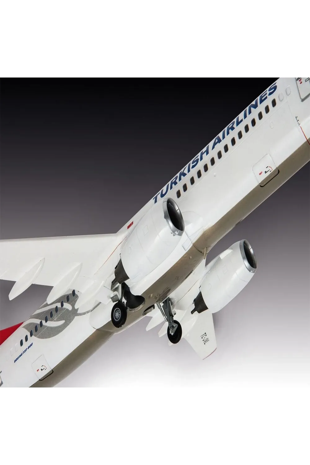 63772 Revell - Turkish Airlines Boeing 737-800 1:144 Maket Kiti