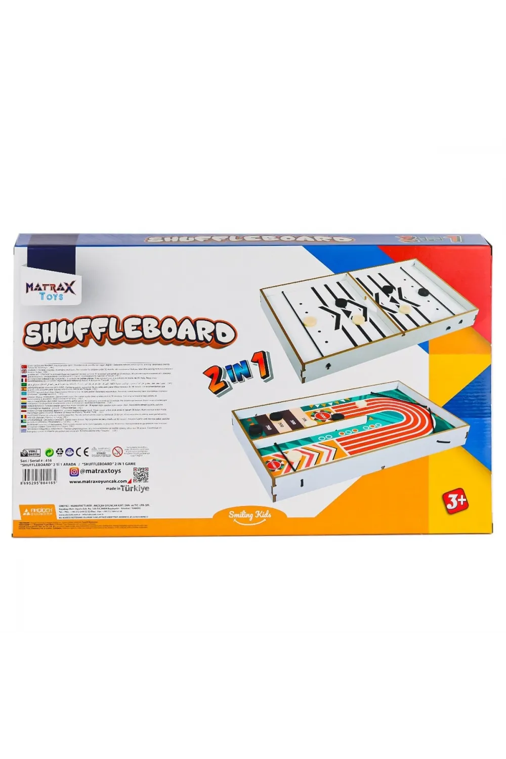 416 Shuffleboard Oyunu 2IN1 -Akçiçek Oyuncak