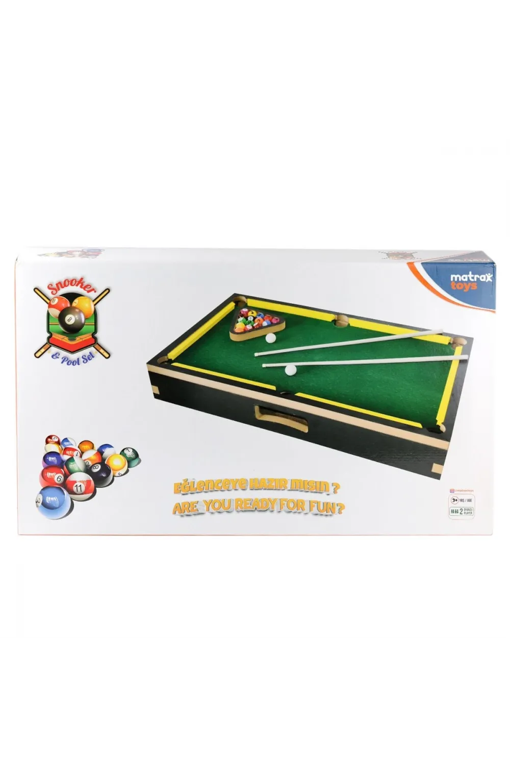 417 Matrax Ahşap Bilardo Oyunu -Akçiçek Oyuncak