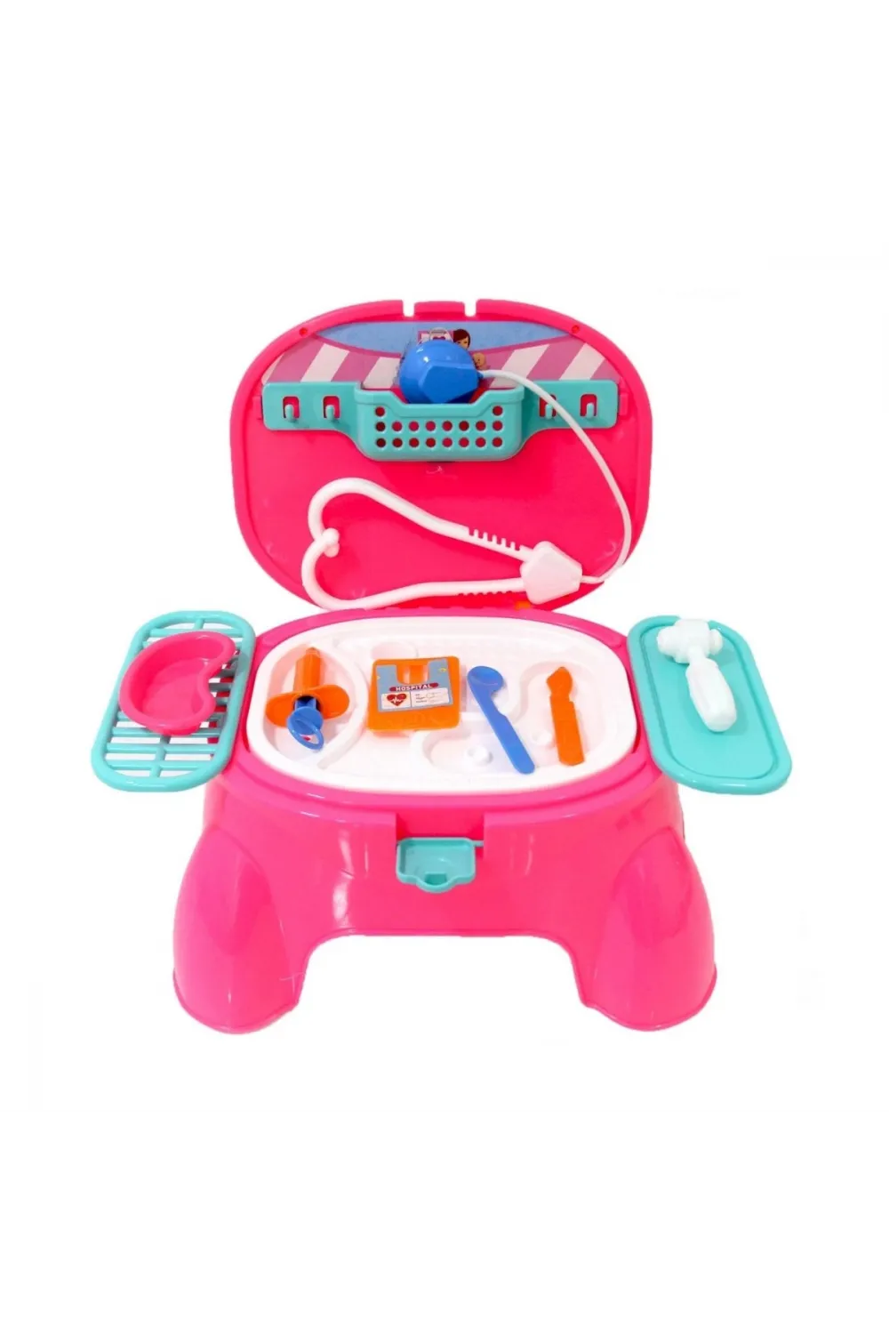 573-BP LITTLE NURSE OYUN TABURESİ DOKTOR SET KIZ(Ürün oyuncaktır)