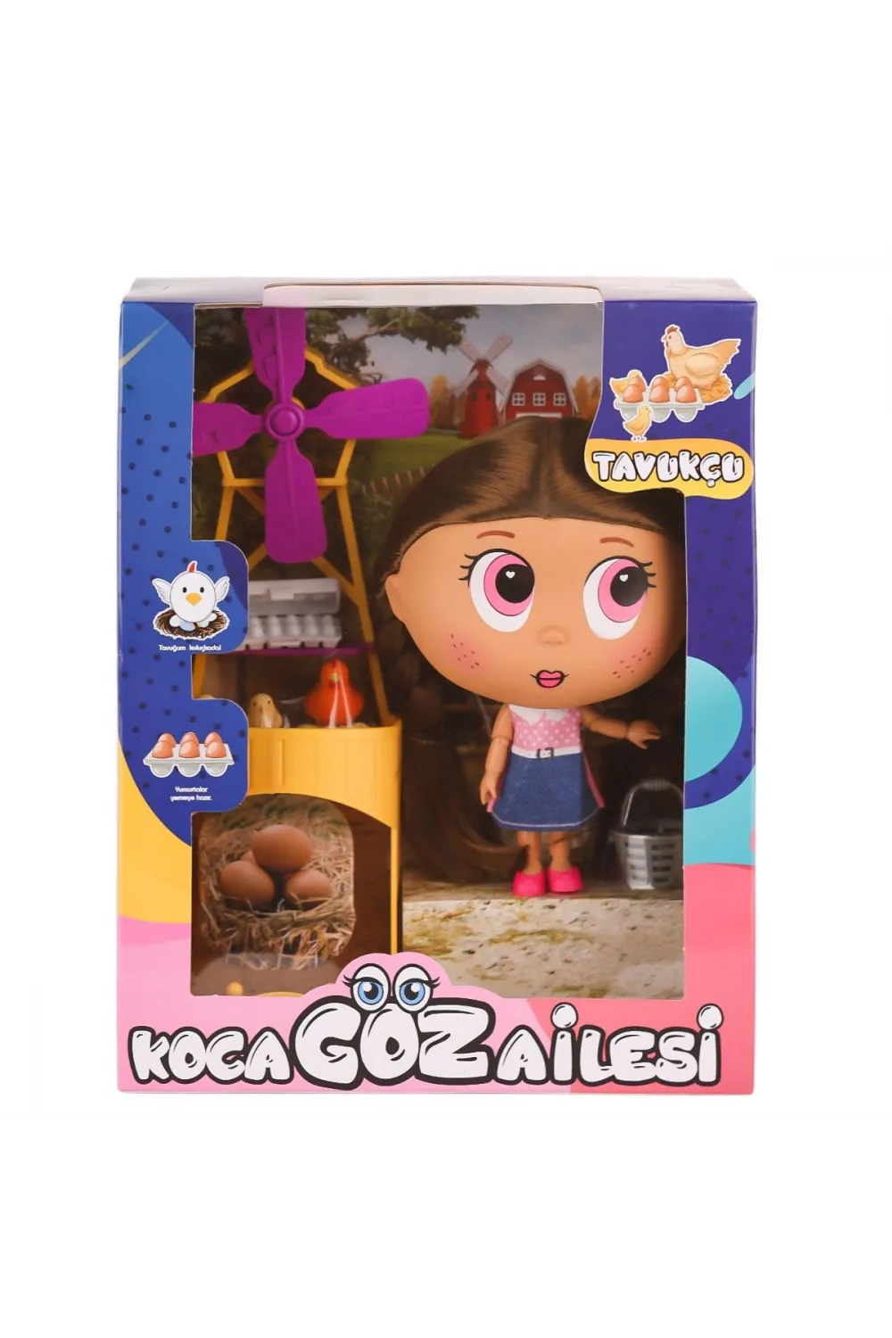 BLD295 Koca Göz Ailesi Tavukçu -Birliktoys