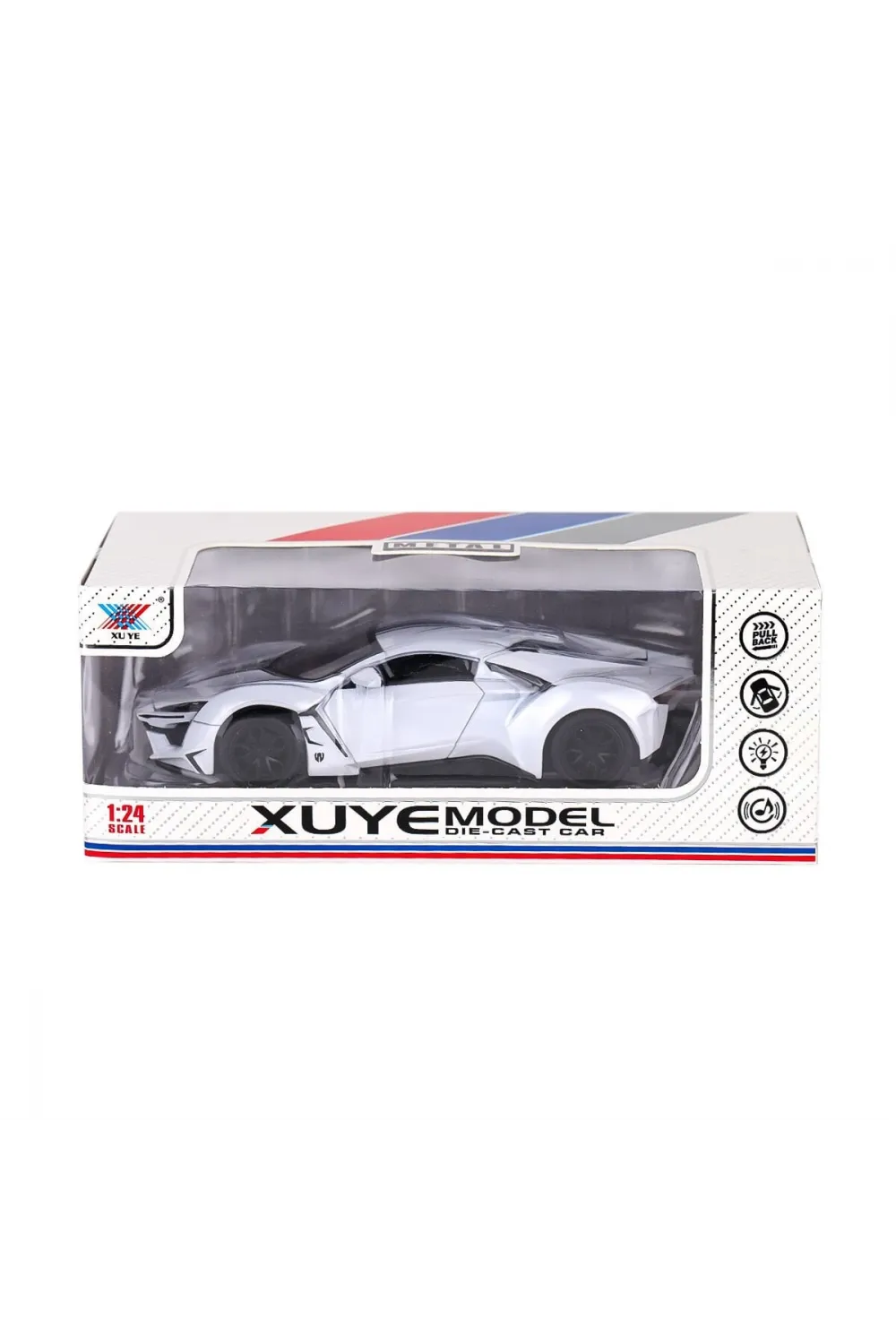 K240A11 Metal Çek Bırak Işıklı ve Müzikli Araba -Canem Oyuncak