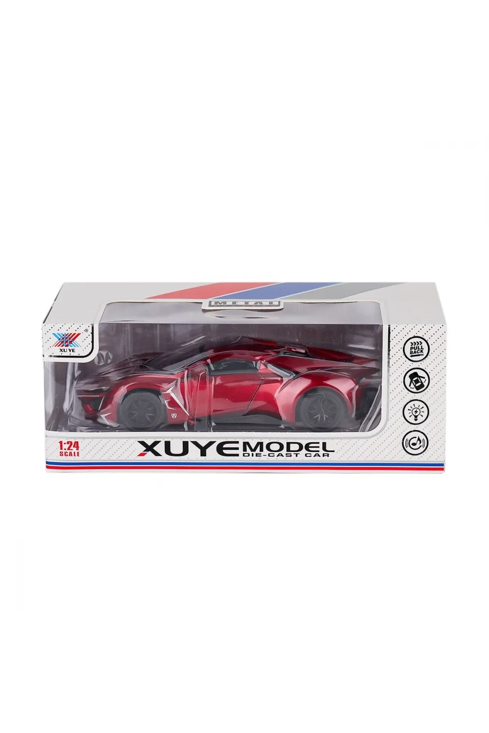 K240A11 Metal Çek Bırak Işıklı ve Müzikli Araba -Canem Oyuncak